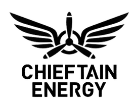 a logo with wings and a propeller