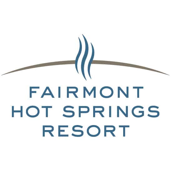 a logo for a resort