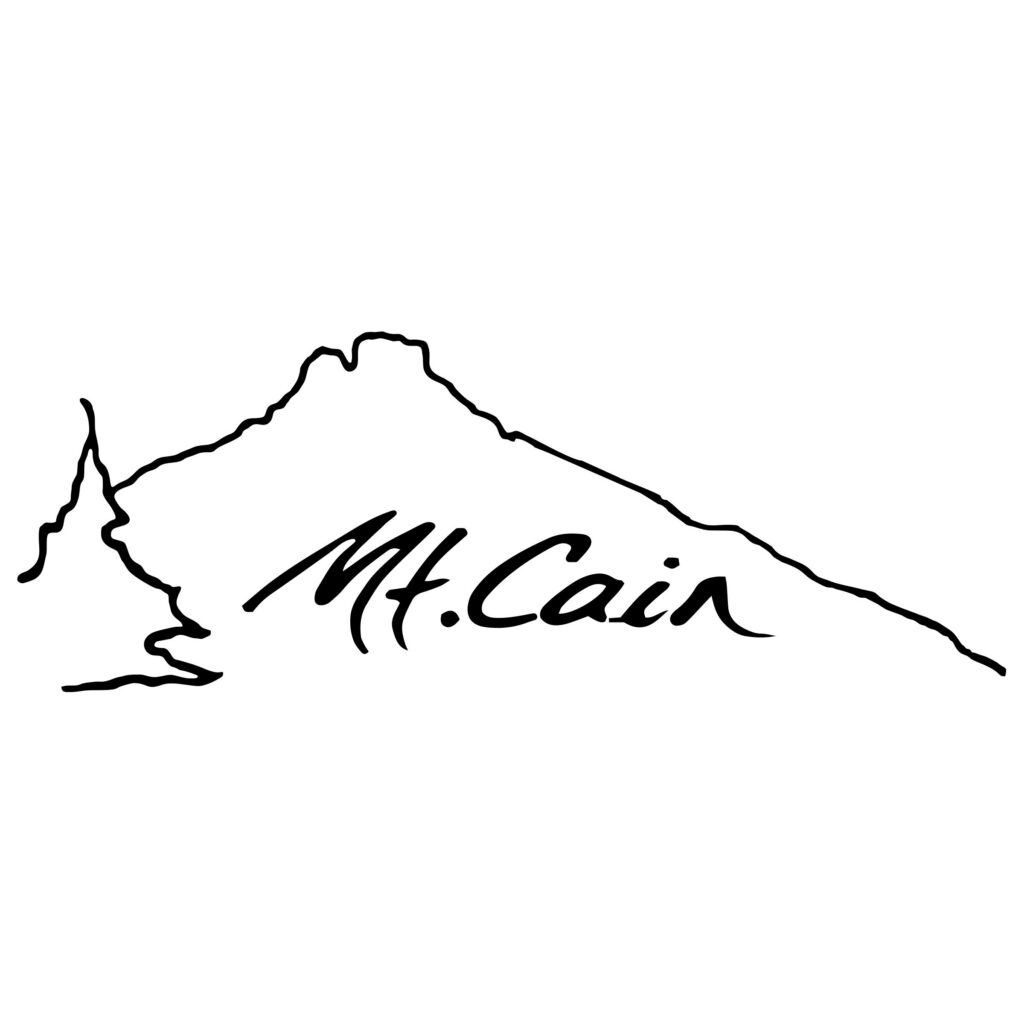 a black and white logo