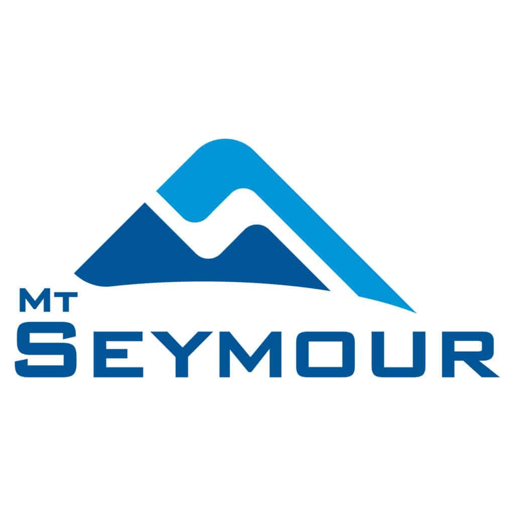 a blue and white logo