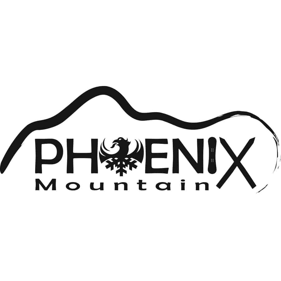 a black and white logo