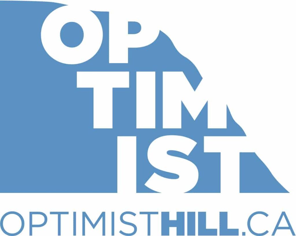 a blue and white logo