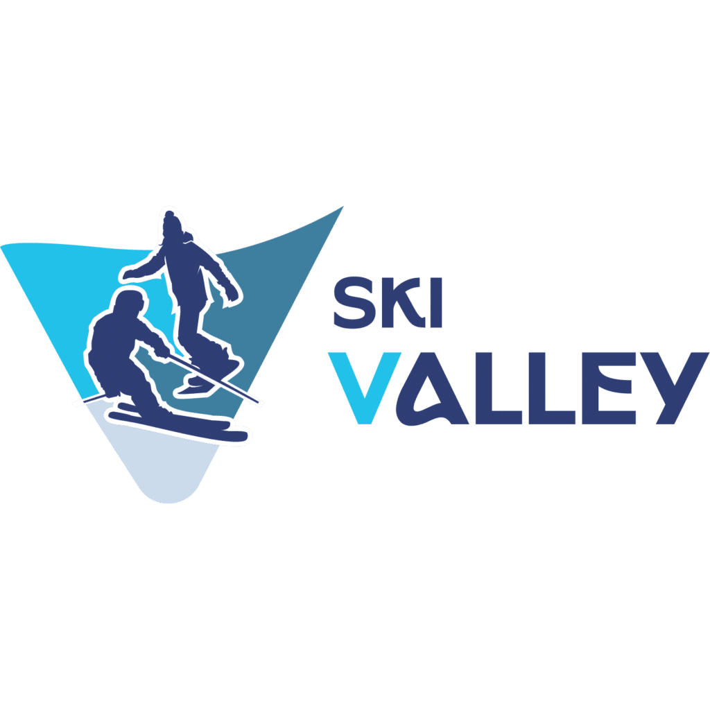 a logo for a ski resort