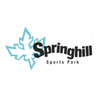 a logo with a black background