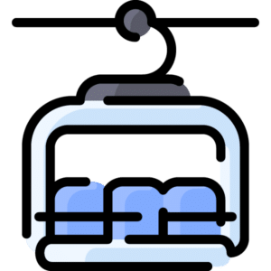 a blue object with a black background
