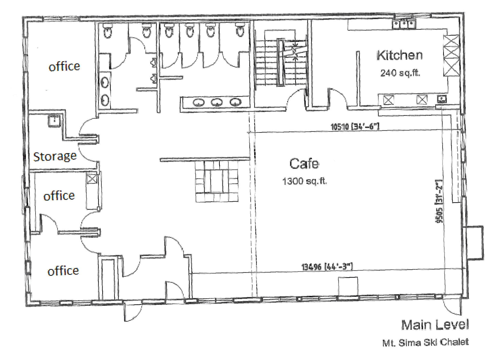 a floor plan of a house