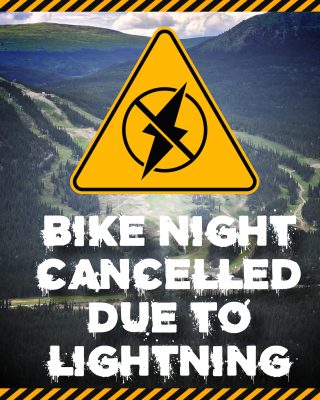 Bummer news, folks! ⛈️ For everyone's safety, we've decided to cancel Bike Night tonight due to lightning. Mother Nature had other plans!

We'll catch you at the next one. Stay safe and dry!