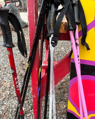 Hey, is this your gear? 👀 It's getting lonely! 🏂⛷️ Last call to come grab it before it skis off without you! Come grab it between 9:30am–3:30pm, Monday-Friday, now through May 21!